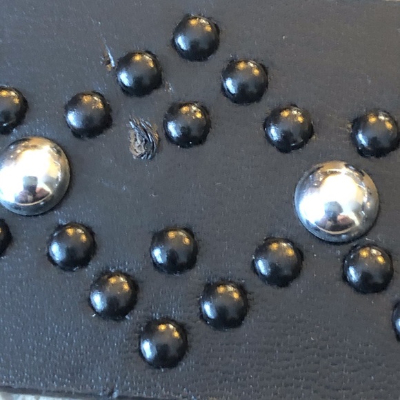 Style & Co Studded Pattern Belt Black 28-32” As Is - Picture 6 of 10